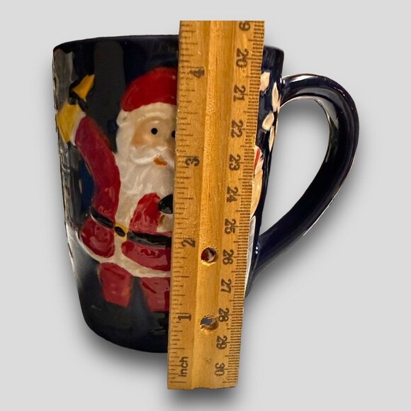 Santa Clause Mug Coffee Tea Hot Cocoa Holiday Winter Cozy EUC - Picture 6 of 11